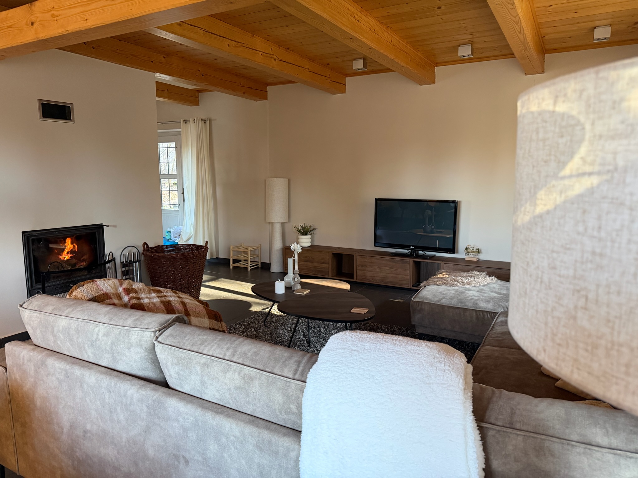 Woonkamer everpine mountain lodge tsjechie